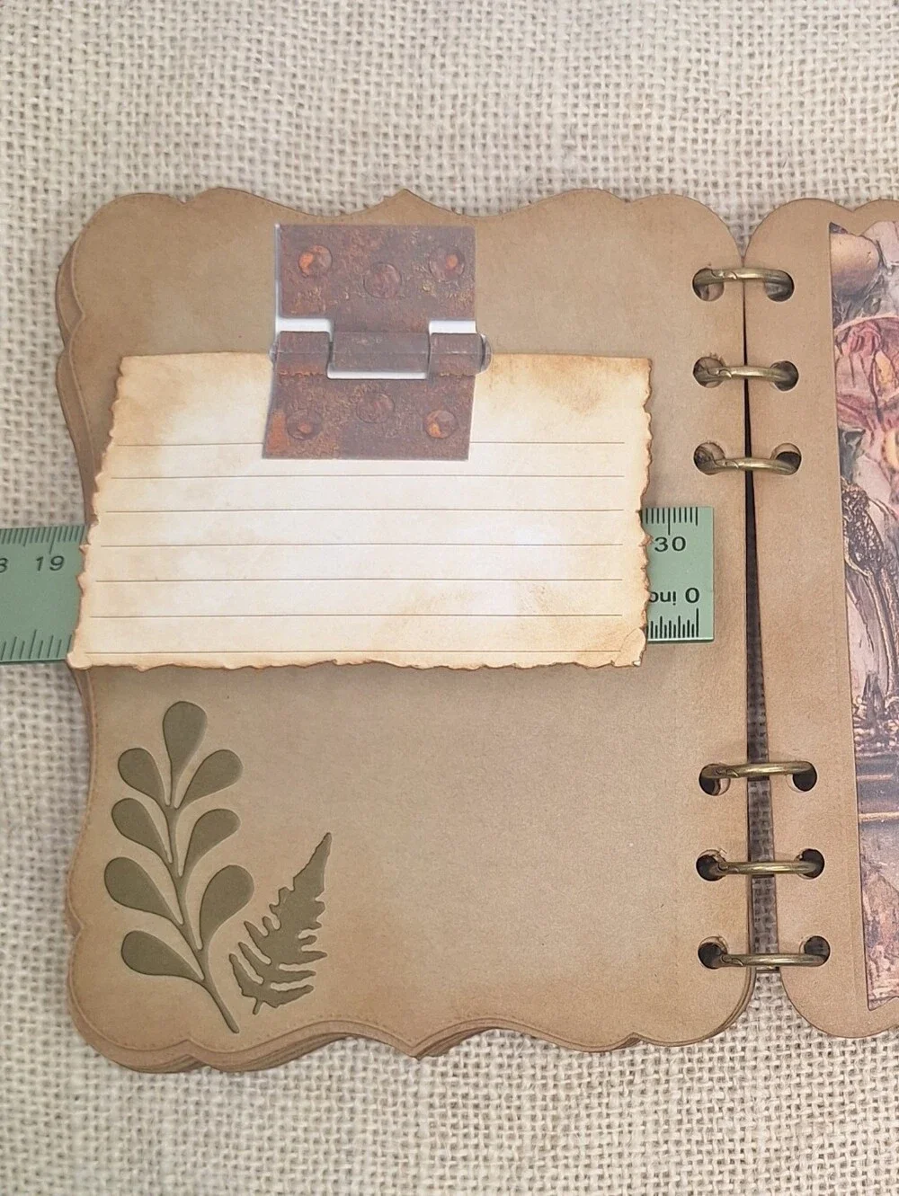 12 Page Apothecary Themed Junk Journal With Tags.
